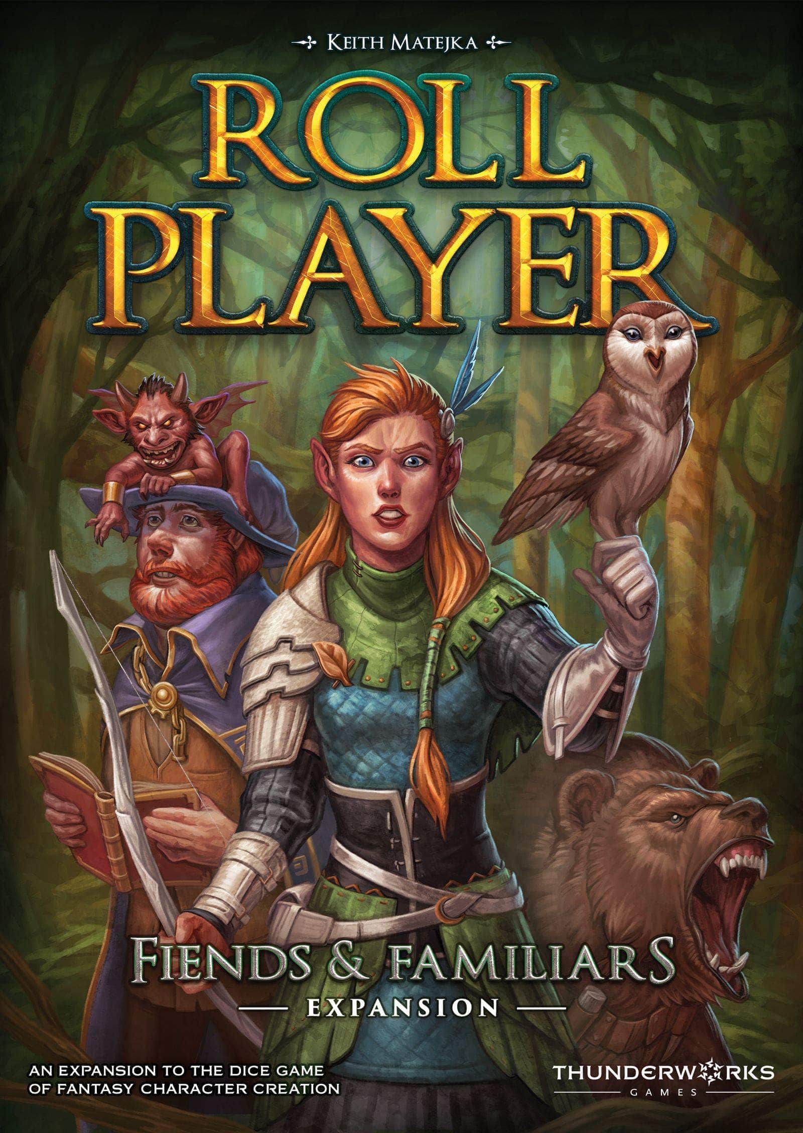 Roll Player: Fiends & Familiars (Retail Edition) Retail Board Game Expansion Thunderworks Games KS000948I