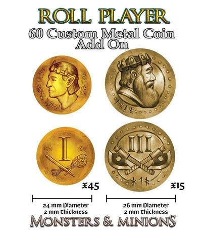 Roll Player: Metal Coins (Kickstarter Special) Accessoire de jeu Kickstarter Board Thunderworks Games