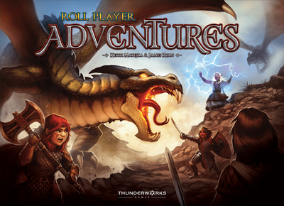 Roll Player: Roll Player Adventures All In Gled Pledge Bundle (Kickstarter Precommande spécial) Kickstarter Board Game Thunderworks Games KS001331A