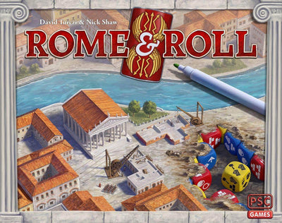 Rome &amp; Roll: مجموعة صينية وكوب وحقيبة (Kickstarter Special) ملحق لعبة Kickstarter Board PSC Games KS800728A