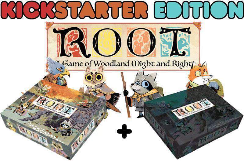 Root Core Game plus Riverfolk Expansion Kickstarter Board Game