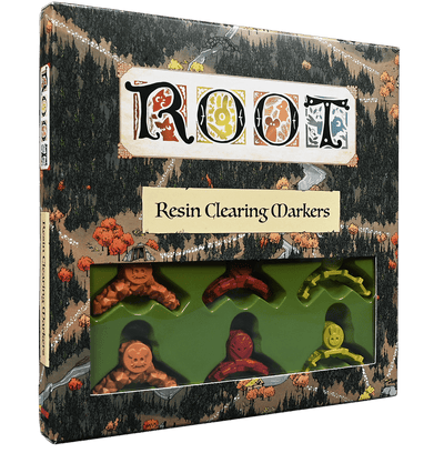 Root: Resin Clearing Markers (Retail Edition) Retail Board Game Accessory Leder Games KS000721C