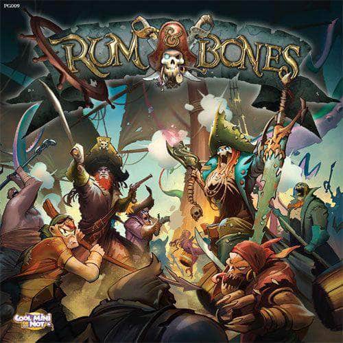 Rum & Bones: Core Game Plus Stretch Targets (Kickstarter Special) لعبة Kickstarter Board CMON محدودة KS800131A