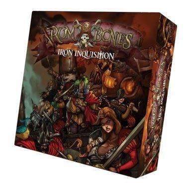 Rum e ossos: Expansão da Inquisição de Ferro (Kickstarter Special) Expansão do jogo de tabuleiro Kickstarter CMON Limitado