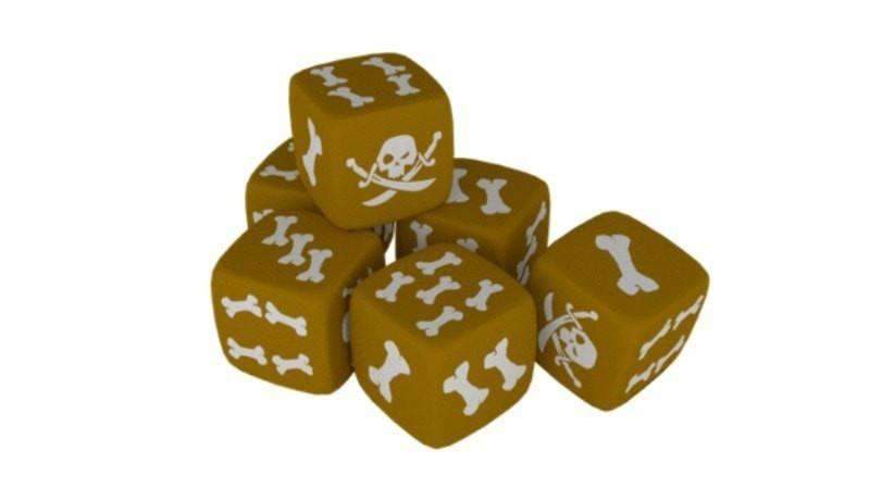 Rum & Bones : Marea de la Muerte Custom Dice (킥 스타터 스페셜) 킥 스타터 보드 게임 CMON 제한된