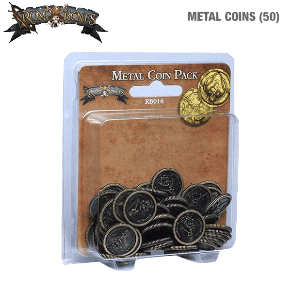 Rum & Bones: Metal Coins Board Game Board CMON Limité