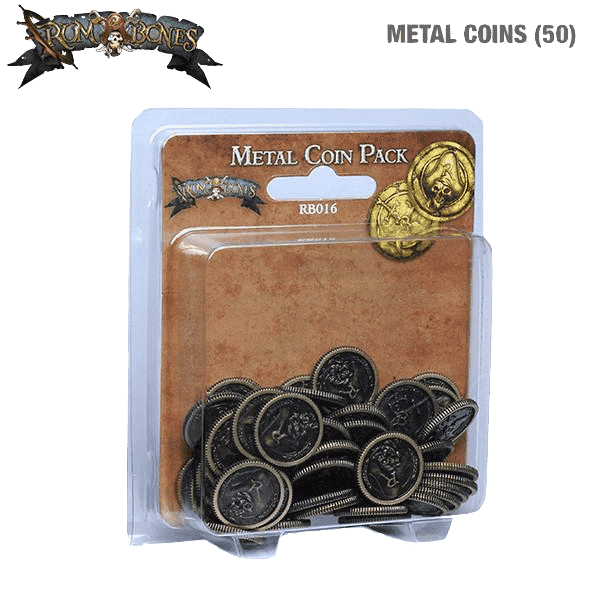 Rum & Bones: Metal Coins Retail Board Game CMON Beperkt