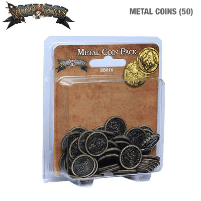 Rum &amp; Bones: Juego de mesa minorista de monedas de metal CMON Limitado