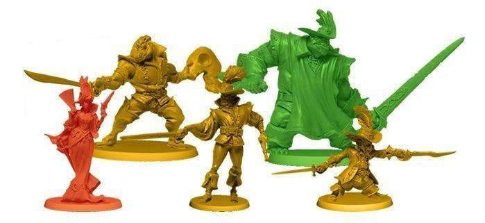 Rum & Bones: Tusketeers Hero Pack (Kickstarter Special) jogo de tabuleiro Kickstarter CMON Limitado