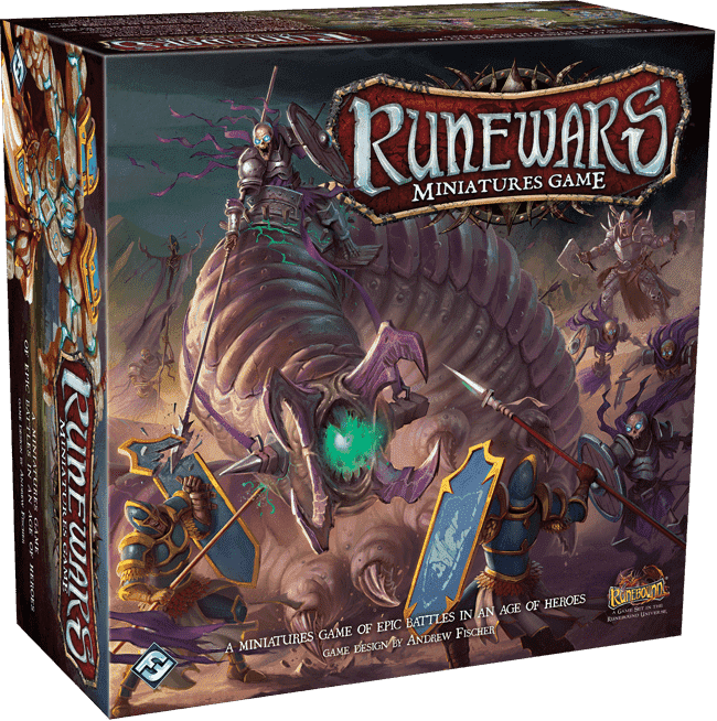 משחק מיניאטורות של Runewars משחק קמעונאות Asterion Press
