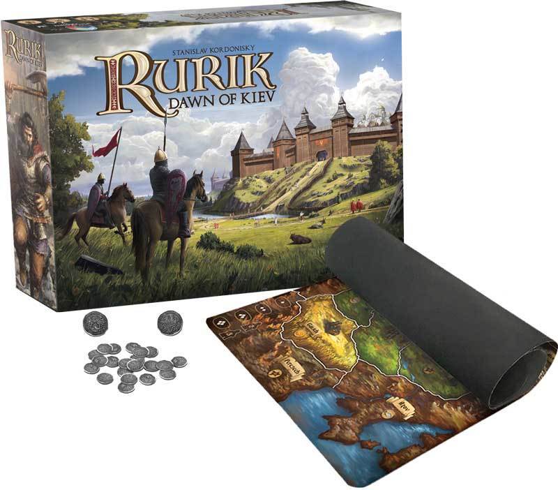 Rurik: Dawn of Kiev Prince Pledge Plus Playmat Bundle (Kickstarter Précommande spécial) Kickstarter Board Game PieceKeeper Games