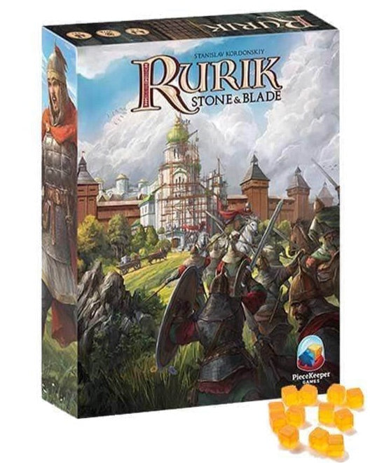 Rurik: Stone & Blade Plus Plastic Honey Cubes Warrior Pledge Bundle (Kickstarter Pre-Order Special) Kickstarter Board Game Expansion Piecekeeper Games KS000836B