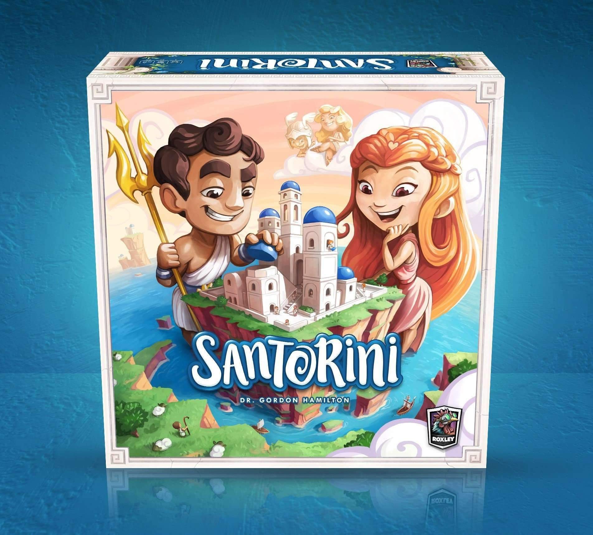 Santorini：標準ボックス小売版のボードゲーム - The Game Steward