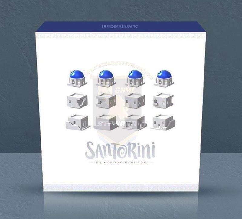 Santorini：白盒（Kickstarter Special）Kickstarter棋盘游戏Roxley