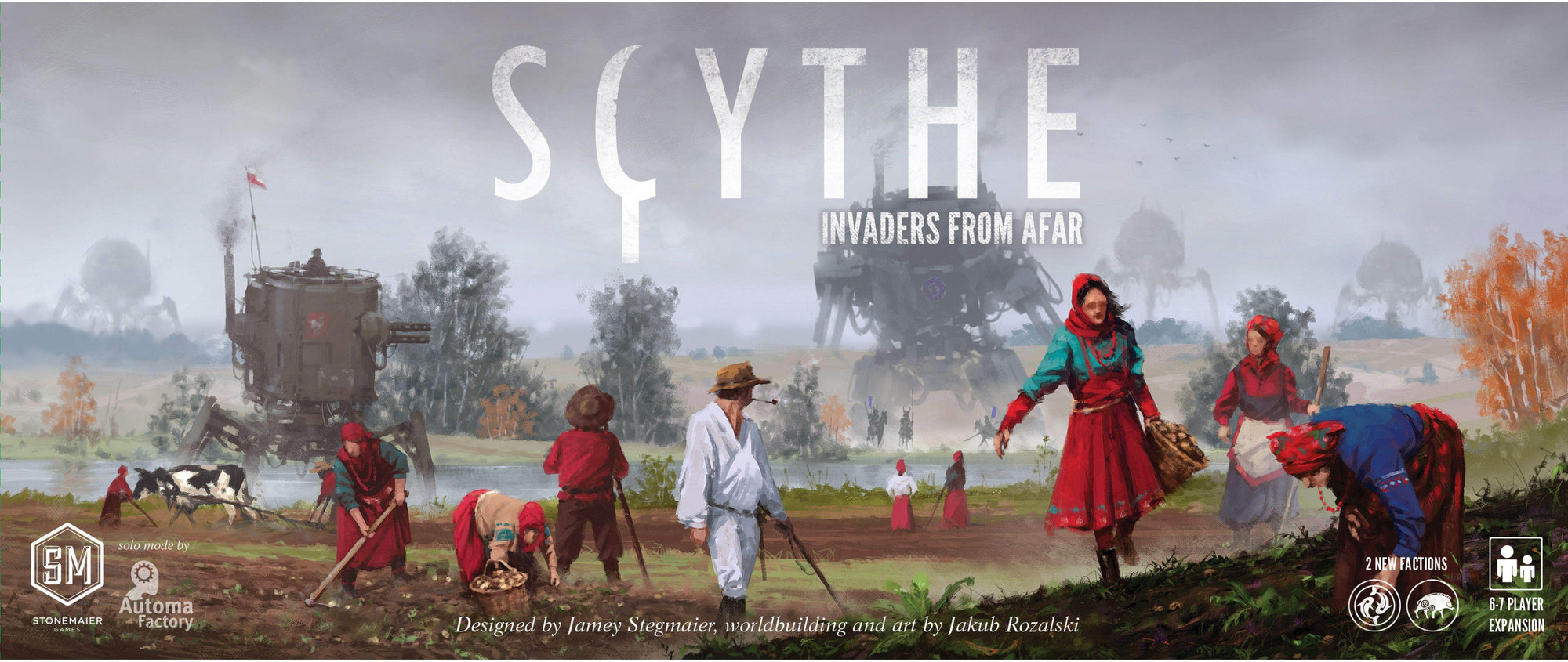 Scythe: Invaders from Afar Retail Board Game Expansion Stonemaier Games KS001084B