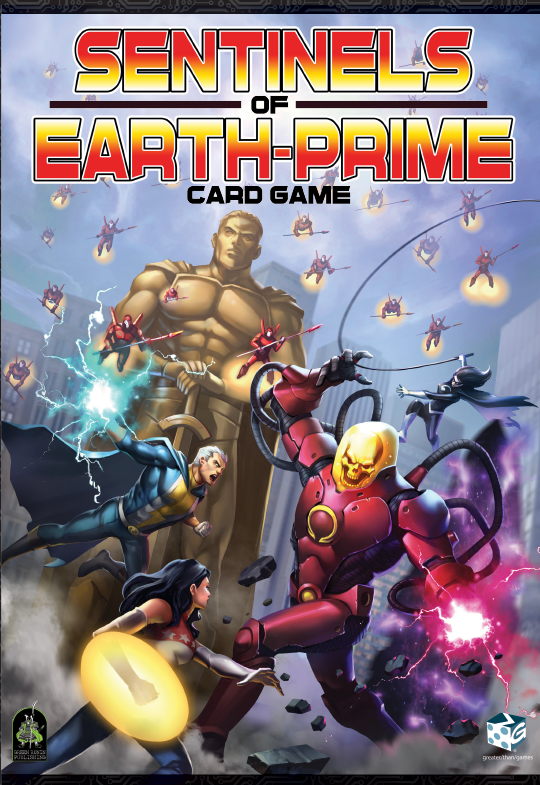 Earth-Prime-sentinels (Kickstarter ennakkotilaus) Kickstarter Board Game Greater Than Games Sentinel Comics Green Ronin Publishing