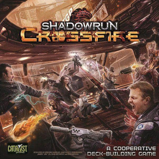 Shadowrun：Crossfire（小売版）小売ボードゲーム Catalyst Game Labs KS800357A