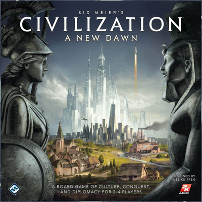 Sid Meiers civilisation: Ett nytt Dawn -detaljhandelsspel Fantasy Flight Games, Asmodee, Fantasmagoria, Galakta, Hobby World, Kaissa Chess &amp; Games KS800556A
