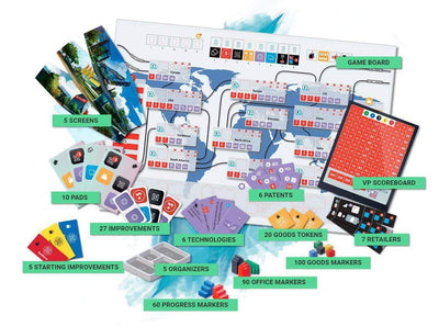 Smartphone Inc.: CEO PLEDD Level Bundle (Kickstarter förbeställning Special) Kickstarter Board Game Cosmodrome Games KS000957A