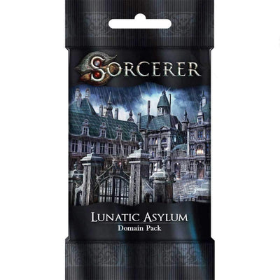 Feiticeiro: Lunatic Asylum Domain Pack (Kickstarter pré-encomenda especial) Expansão do jogo de cartas do Kickstarter White Wizard Games