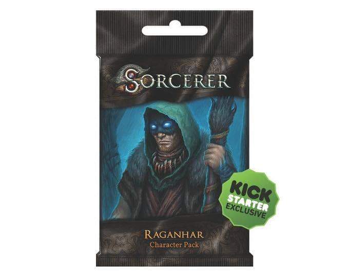 Norcerer: Raganhar Character Pack (Kickstarter Pre-tilaus Special) -korttipelin geek, Kickstarter-pelit, pelit, Kickstarter-korttipelit, korttipelilisät, White Wizard Games, Norcerer Raganhar -hahmopakkaus, pelit Steward Kickstarter Edition Shop, Action Points, kortin piirtäminen White Wizard Games