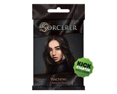 Sorcerer: Wachiwi Character Pack (Kickstarterin ennakkotilaus Special) Card Game Geek, Kickstarter-pelit, pelit, Kickstarter-korttipelit, korttipelilisät, White Wizard Games, Velho Wachiwi -hahmopaketti, pelit Steward Kickstarter Edition Shop, Action Points, kortin piirtäminen White Wizard Games