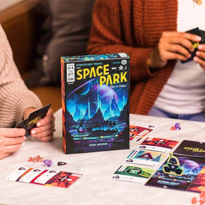 Space Park Board Game (Retail Edition) Detailbestyrelsesspil Keymaster Games KS001062A