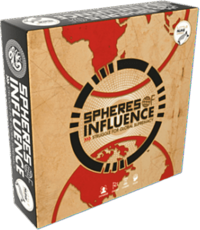 Sphères d&#39;influence: lutte pour la suprématie mondiale (Kickstarter Special) Kickstarter Board Game Little Nuke Games