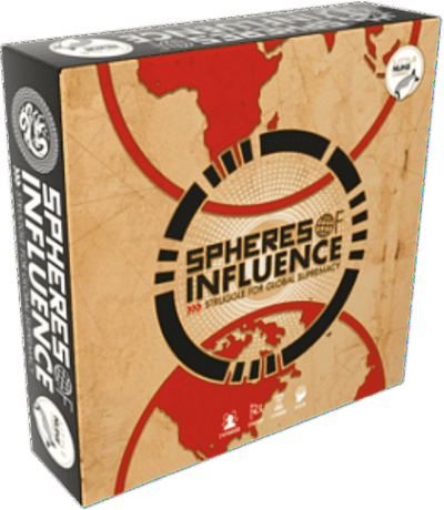 Sphères d&#39;influence: lutte pour la suprématie mondiale (édition de détail) jeu de société Kickstarter Little Nuke Games