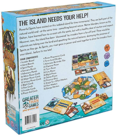 Spirit Island: Core Game (vähittäiskaupan painos) vähittäiskaupan lautapeli Greater Than Games KS001309a