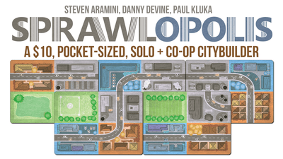Sprawlopolis（Kickstarter Special）Kickstarterゲームボタン恥ずかしがり屋KS800284A