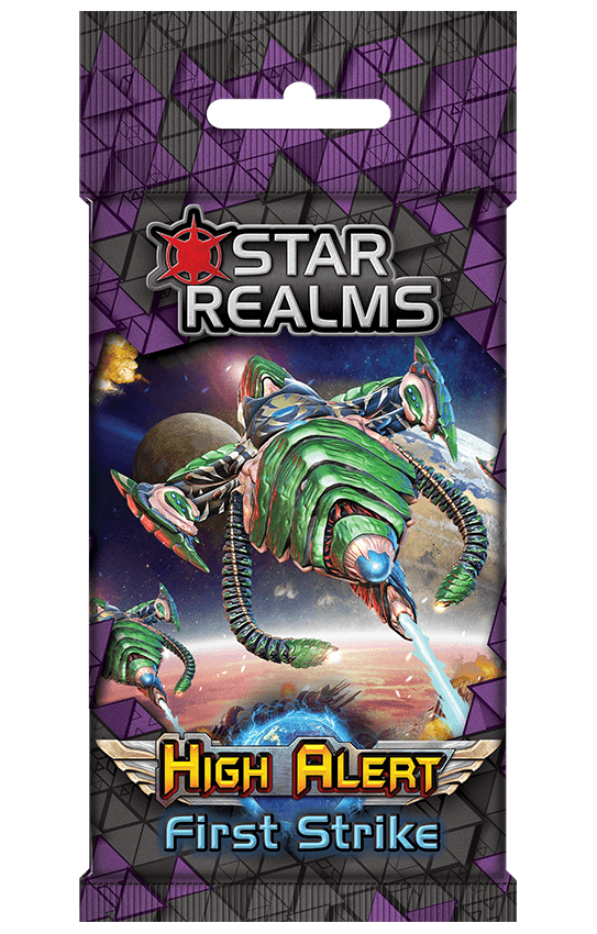 Star Realms: Alerta alta First Strike (Kickstarter Pre-pedido Especial) Expansión del juego de cartas de Kickstarter Wise Wizard Games KS000717G
