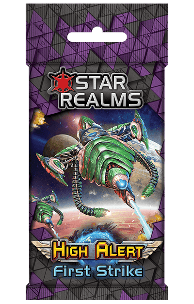 Star Realms: High Alert First Strike (طلب مسبق خاص بـ Kickstarter) توسيع لعبة بطاقة Kickstarter Wise Wizard Games KS000717G
