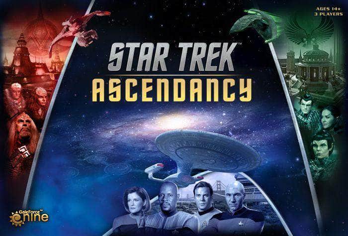Star Trek: Ascendancy (vähittäiskauppa) vähittäiskaupan lautapeli Gale Force Nine KS800492a