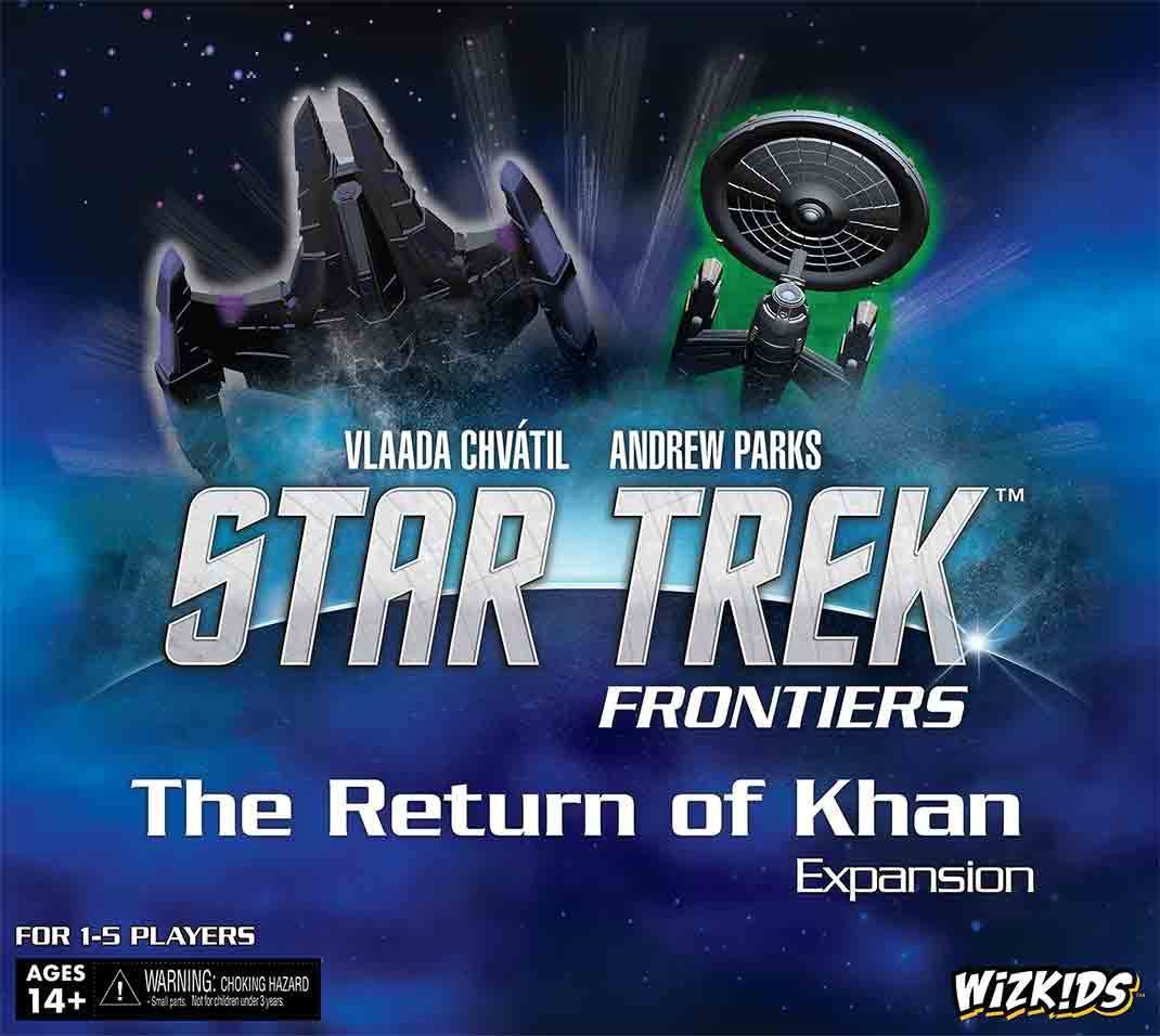 Star Trek Frontiers: A Khan kiskereskedelmi társasjáték -bővítésének visszatérése WizKids