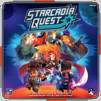 Starcadia Quest漫画加上促销捆绑包（Kickstarter预订特别）Kickstarter棋盘游戏配件 CMON KS000851N