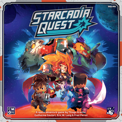 Starcadia Quest Comic Book Plus Promos Bundle (Kickstarter förbeställning Special) Kickstarter Board Game Accessory CMON KS000851N