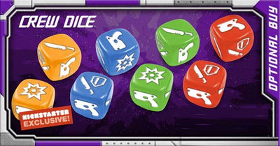 Starcadia Quest: Crew Dice (Kickstarter ennakkotilaus Special) CMON Rajoitettu