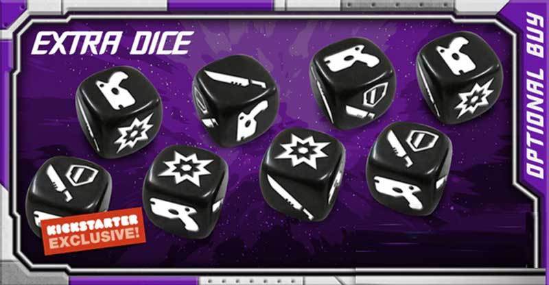Starcadia Quest: Extra Dice Kickstarter Board Game Accessory