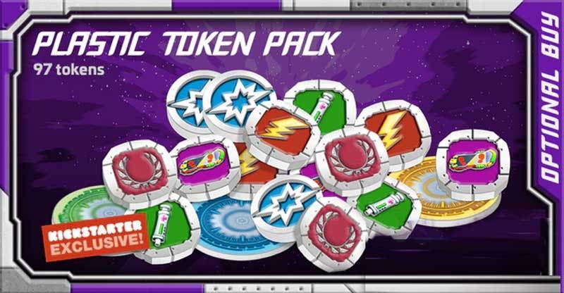 Starcadia Quest: Műanyag Token Pack (Kickstarter Pre-Orans Special) CMON Korlátozott