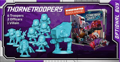 Starcadia Quest: ThornetRoopers-laajennus (Kickstarter Preder Tilaus) Kickstarter Board Game -lisävaruste CMON Rajoitettu