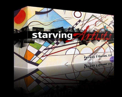 Starving Artists Plus Custom Play Mat (Kickstarter Special) Kickstarter Board Game Fairway 3 Games