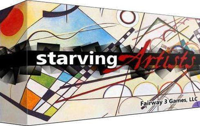 饥饿的艺术家加定制游戏垫（Kickstarter Special）Kickstarter棋盘游戏 Fairway 3 Games