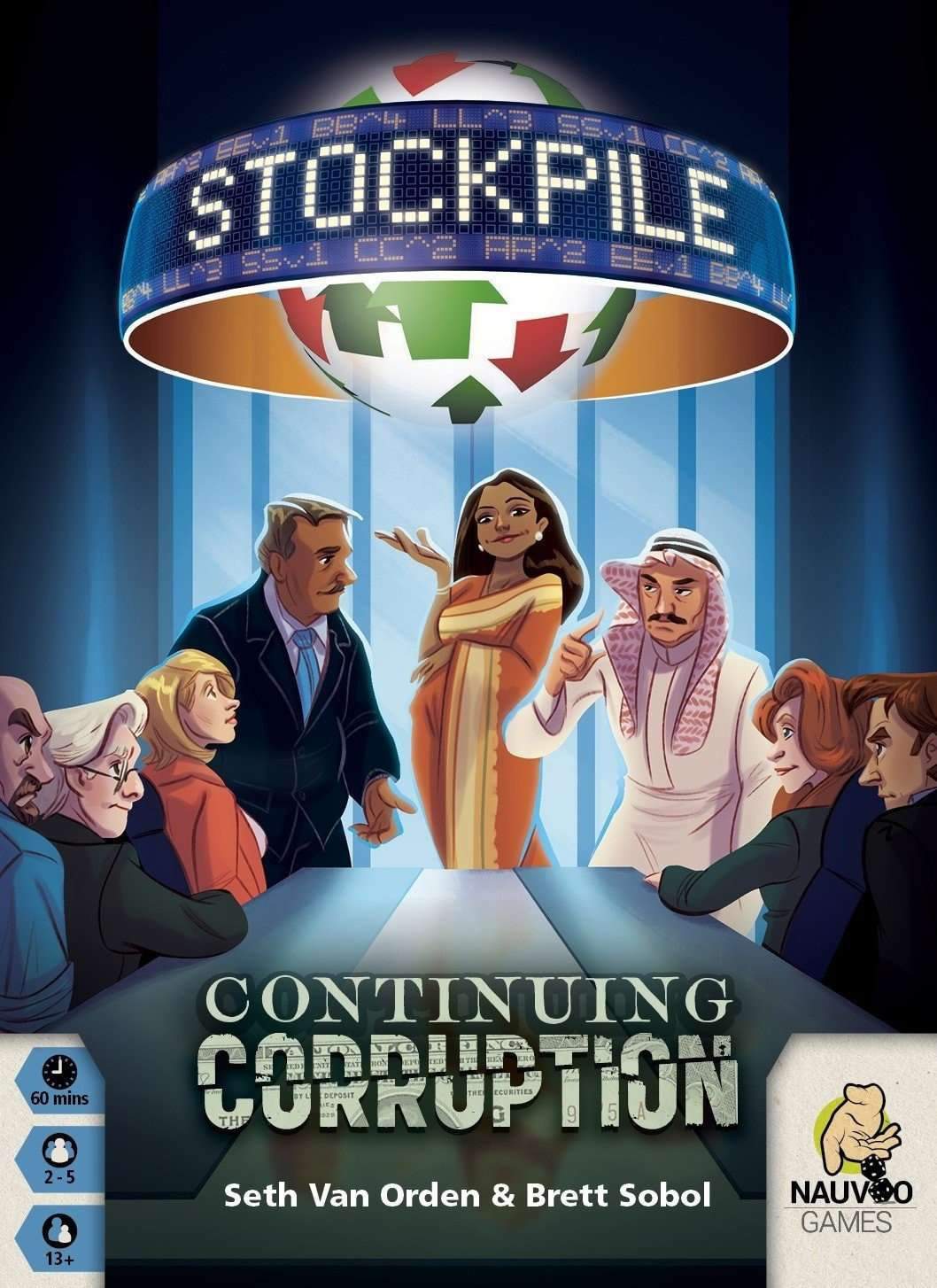 Stockpile: Συνεχίζοντας διαφθορά (Kickstarter Special) Kickstarter Board Game Nauvoo Games