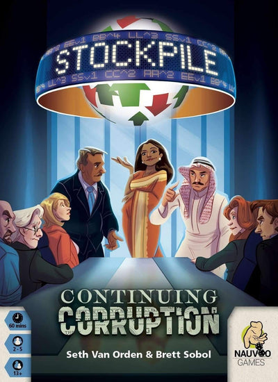 Lager: Fortsat korruption (Kickstarter Special) Kickstarter -brætspil Nauvoo Games