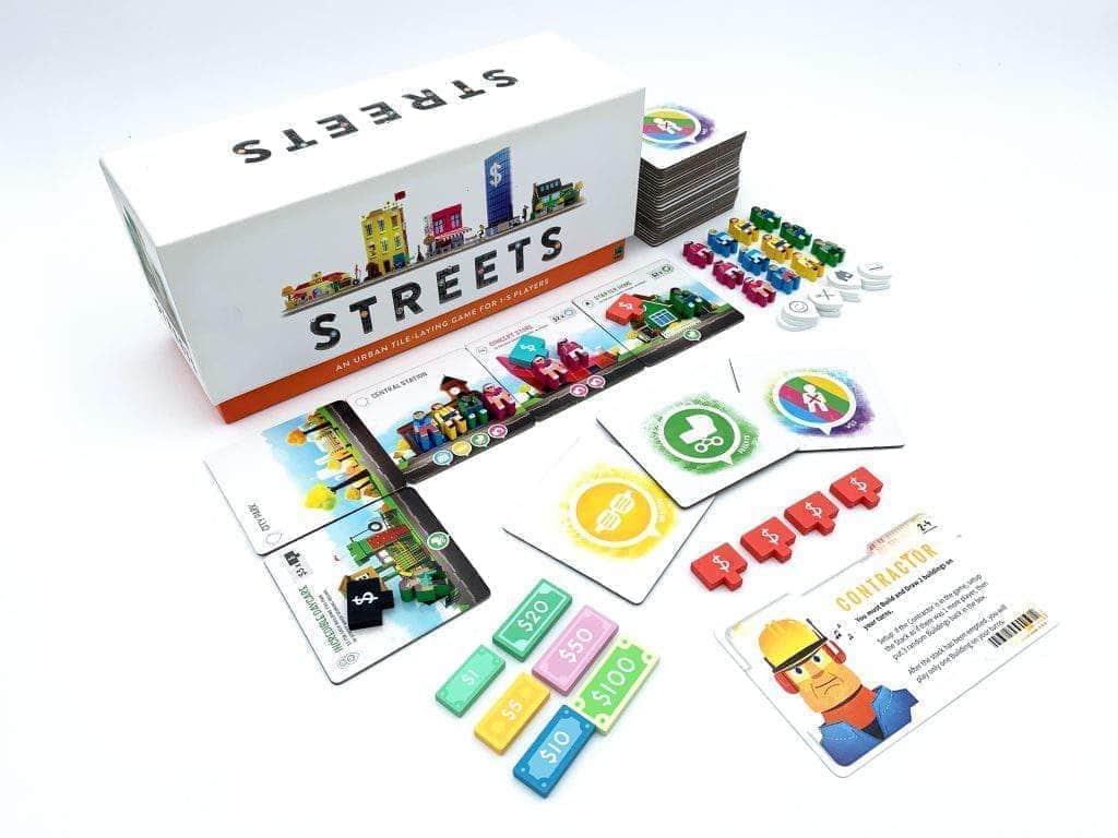 街道豪華版（Kickstarter預購特別節目）Kickstarter棋盤遊戲 Sinister Fish Games KS001075A