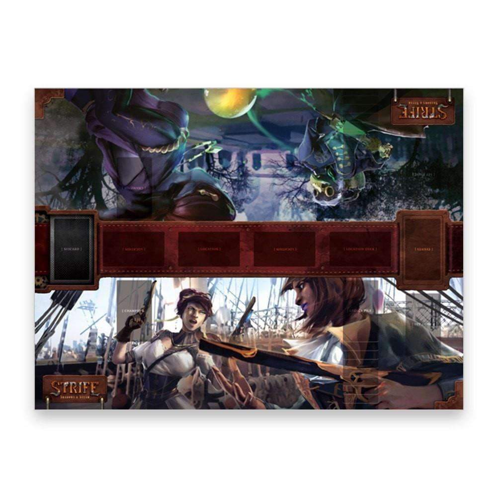 Strife: Shadows & Steam Playmat ملحق لعبة بطاقات البيع بالتجزئة V3G