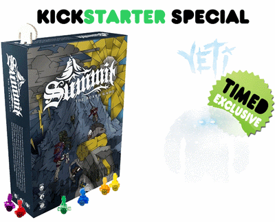 Toppmötet: Brädspelet Plus Yeti Expansion (Kickstarter Special) Kickstarter Board Game Inside Up Games