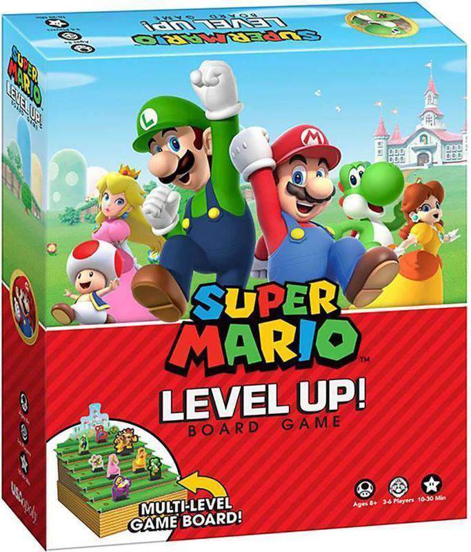 Super Mario niveau omhoog! Retailboardspel USAopoly
