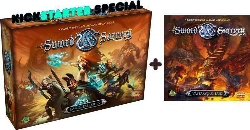 Sword & Borcery Halhatatlan Hős ígéret (Kickstarter Special) Kickstarter társasjáték Ares Games